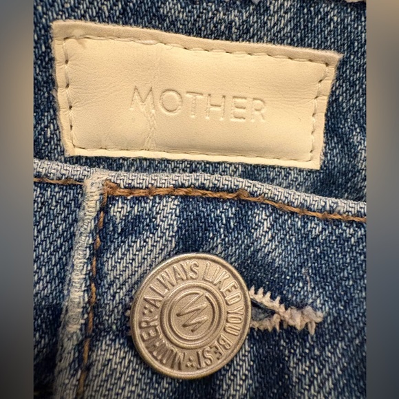 NWOT MOTHER The Flirt Fray Jeans in Cold Feet Women’s 30 - Picture 8 of 16